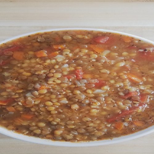 Quick and Easy Lentil Soup - Conflicted Vegan